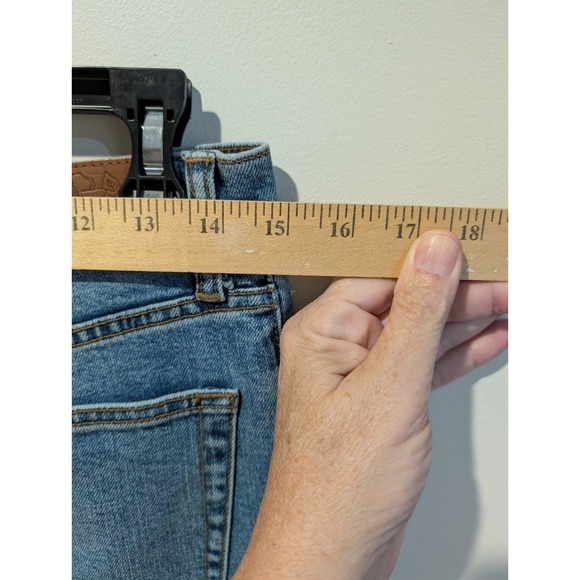 Johnny Was Women's Darling Amore Medium Wash Straight Flare Jeans New-Size 26 - Picture 14 of 16